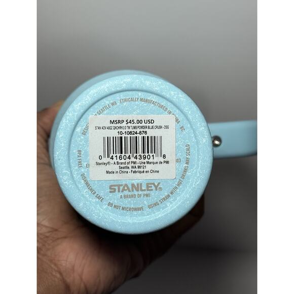 Stanley X DSG 2024 Winter Wonderland POWDER BLUE CRUSH 40oz Tumbler BNWT - Picture 6 of 8